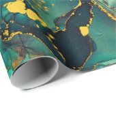 Strömungen von durchsichtigen Farbtönen, schlängel Geschenkpapier (Rolleneckpunkt)