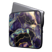 Strömungen von durchsichtigen Farbtönen, schlängel Laptopschutzhülle (Vorderseite Links)