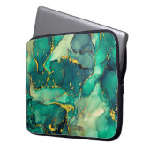 Strömungen von durchsichtigen Farbtönen, schlängel Laptopschutzhülle (Vorderseite Links)