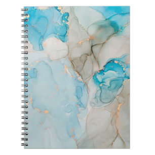 Strömungen von durchsichtigen Farbtönen, schlängel Notizblock