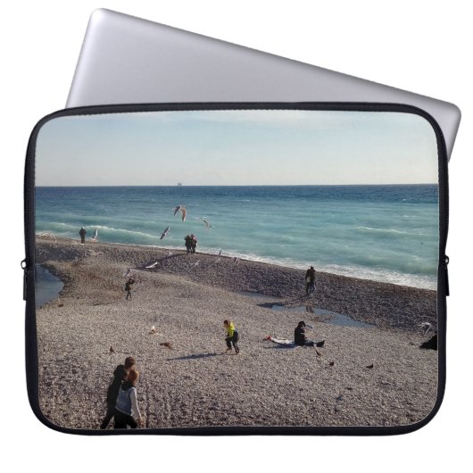 Strömungsbewegung Laptopschutzhülle (Vorderseite)