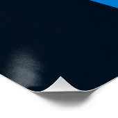 Strömungsgeometrie Poster (Ecke)