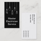 Stromversorger Visitenkarte (Vorne/Hinten)