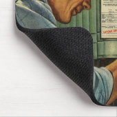 Stromverteiler für Vintage Unternehmen Mousepad (Ecke)