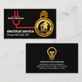 Stromverteiler Visitenkarte (Vorne/Hinten)