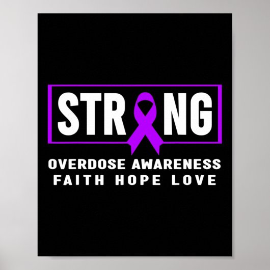 Strong - Addiction Awareness Poster (Vorne)