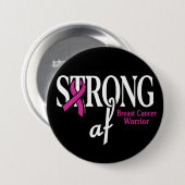 STRONG af.. Brustkrebs Button (Vorne & Hinten)