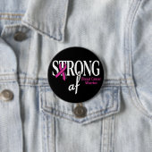 STRONG af.. Brustkrebs Button (Beispiel)