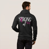STRONG af.. Brustkrebs Hoodie (Schwarz voll)