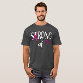 STRONG af.. Brustkrebs T-Shirt (Vorne ganz)