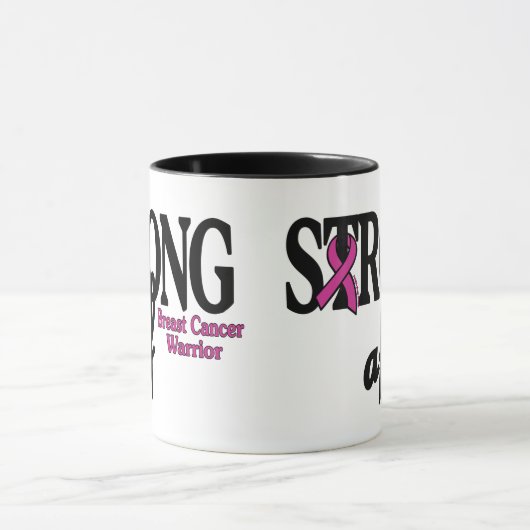 STRONG af.. Brustkrebs Tasse (Zentrum)
