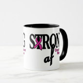 STRONG af.. Brustkrebs Tasse (VorderseiteRechts)