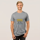 Strong After 40 Tri-Blend Shirt (Vorderseite voll)