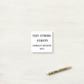 Strong Always - Custom Support Sticky bleibe Hinwe Post-it Klebezettel (Auf Schreibtisch)