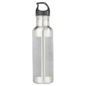 Strong and Beautiful | Brustkrebserkrankung Edelstahlflasche (Rückseite)