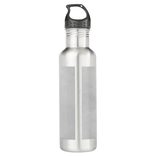 Strong and Beautiful | Brustkrebserkrankung Edelstahlflasche (Rückseite)