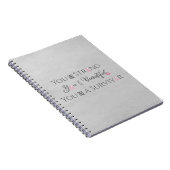 Strong and Beautiful | Brustkrebserkrankung Notizblock (Rechte Seite)