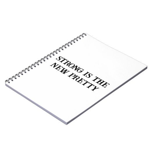 Strong and Beautiful Notebook for Women Notizblock (Linke Seite)