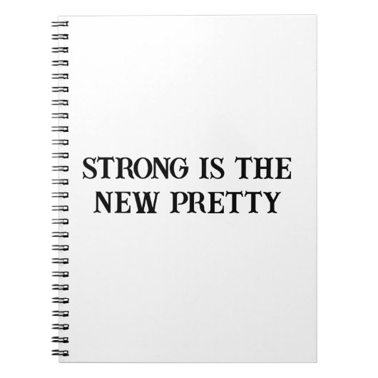 Strong and Beautiful Notebook for Women Notizblock (Vorderseite)