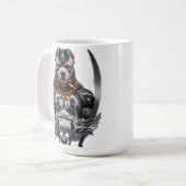 Strong and brave pit bull kaffeetasse (Vorderseite Links)