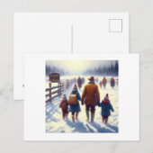 Strong and Free Canada, Postkarte (Vorne/Hinten)