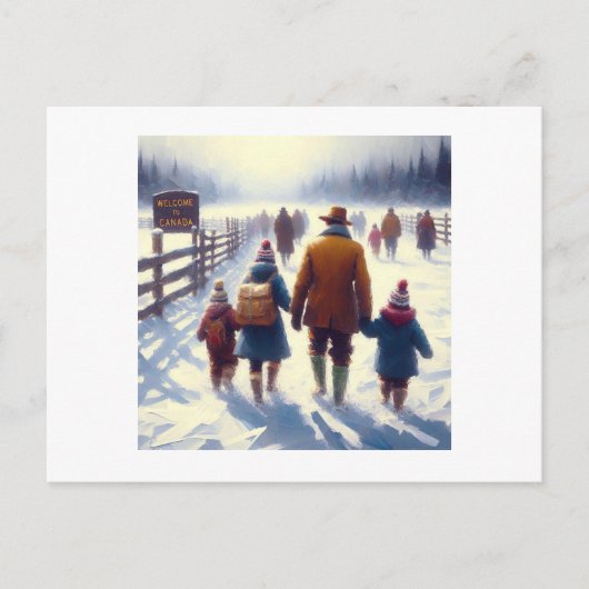 Strong and Free Canada, Postkarte (Vorderseite)