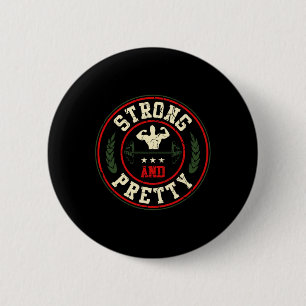 Strong and Hübsch Gym Workout Bodybuilding Barbell Button