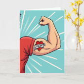 Strong Arm Love Tattoo Karte (Gelbe Blume)