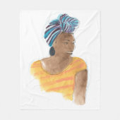 Strong & Beautiful Fleecedecke (Vorderseite)