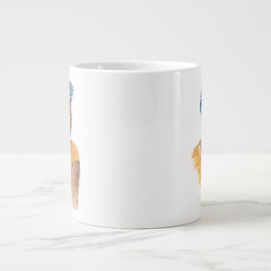 Strong & Beautiful Jumbo-Tasse (Vorderseite)