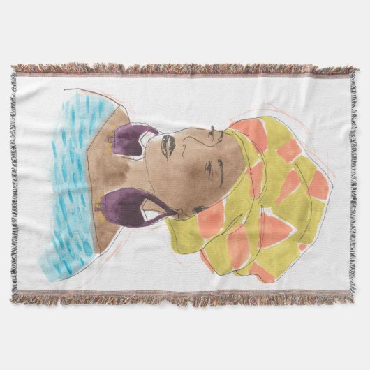 Strong & Beautiful Lady Decke (Vorderseite)