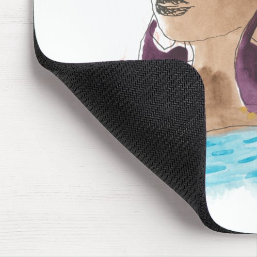 Strong & Beautiful Lady Mousepad (Ecke)