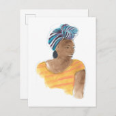 Strong & Beautiful Postkarte (Vorne/Hinten)