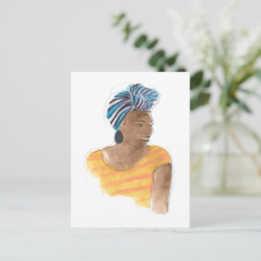 Strong & Beautiful Postkarte (Stehend Vorderseite)