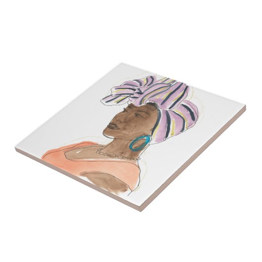 Strong & Beautiful Woman Fliese (Seite)