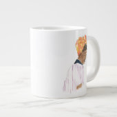 Strong & Beautiful Woman Lächeln Jumbo-Tasse (Vorderseite Rechts)