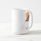 Strong & Beautiful Woman Lächeln Kaffeetasse (VorderseiteRechts)