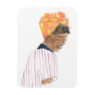 Strong & Beautiful Woman Lächeln Magnet