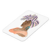 Strong & Beautiful Woman Magnet (Linke Seite)