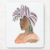 Strong & Beautiful Woman Mousepad (Vorne)