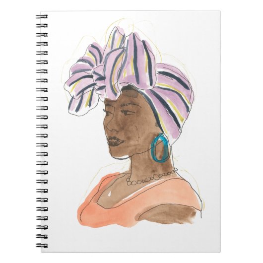 Strong & Beautiful Woman Notizblock (Vorderseite)