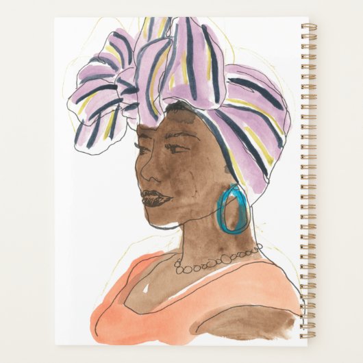 Strong & Beautiful Woman Planer (Rückseite)