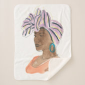 Strong & Beautiful Woman Sherpadecke (Vorderseite)