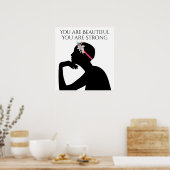 Strong Beautiful Women sm. Version Poster (Küche)