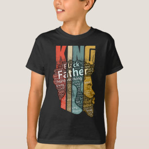 Strong Black King African American T-Shirt Natural