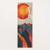 Strong Black Woman Individuelle Name Yogamatte (Rückseite)