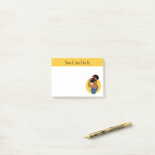 Strong Black Woman Notes Post-it Klebezettel (Auf Schreibtisch)