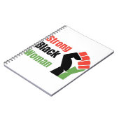 Strong Black Woman Notizblock (Linke Seite)