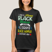 Strong Black Woman Raised Me Girl Melanin Tee Chri (Vorderseite)