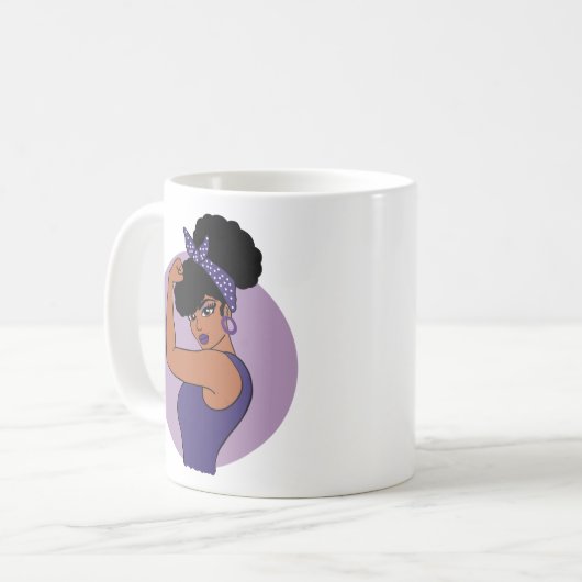 Strong Black Woman Tasse (Vorderseite Links)
